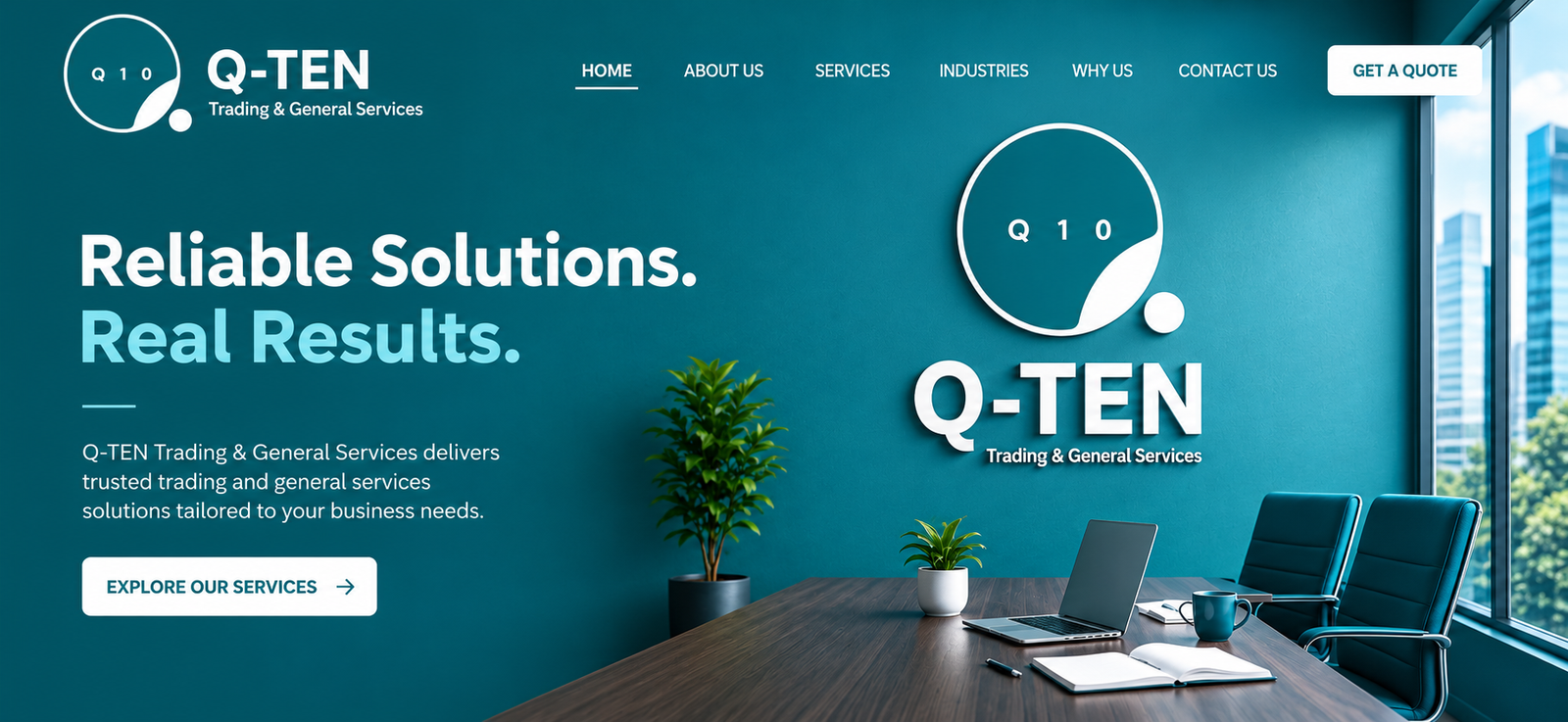 Q-TEN Trading & General Services homepage